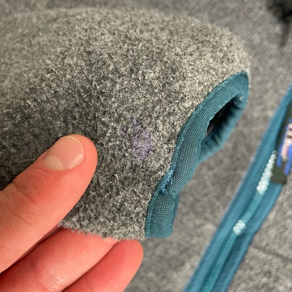 Vintage L.L. Bean Embroidered script fleece full zip up hooded jacket - Picture 9 of 13